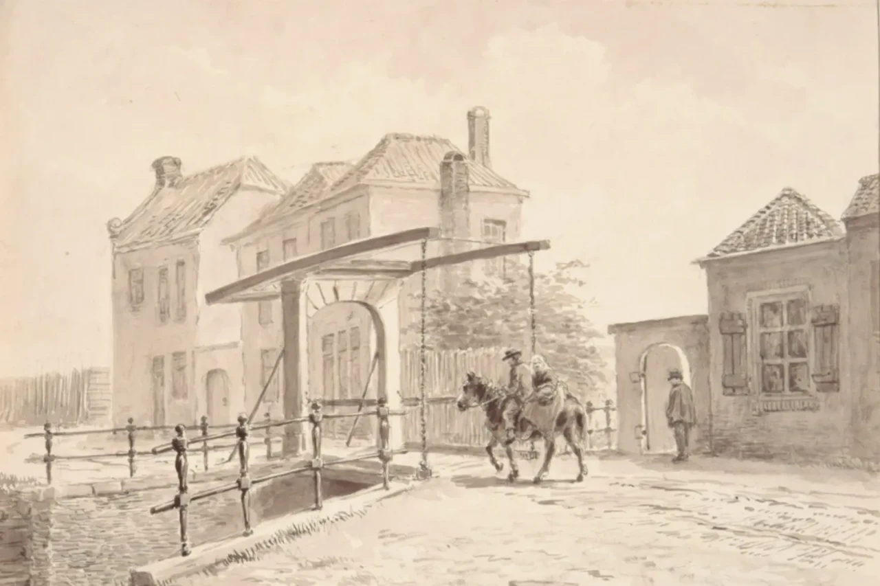Historische Aufnahme der Stalhouderij Van Twist aus dem Jahr 1836 – die Ursprünge der Geschichte von Koninklijke Van Twist