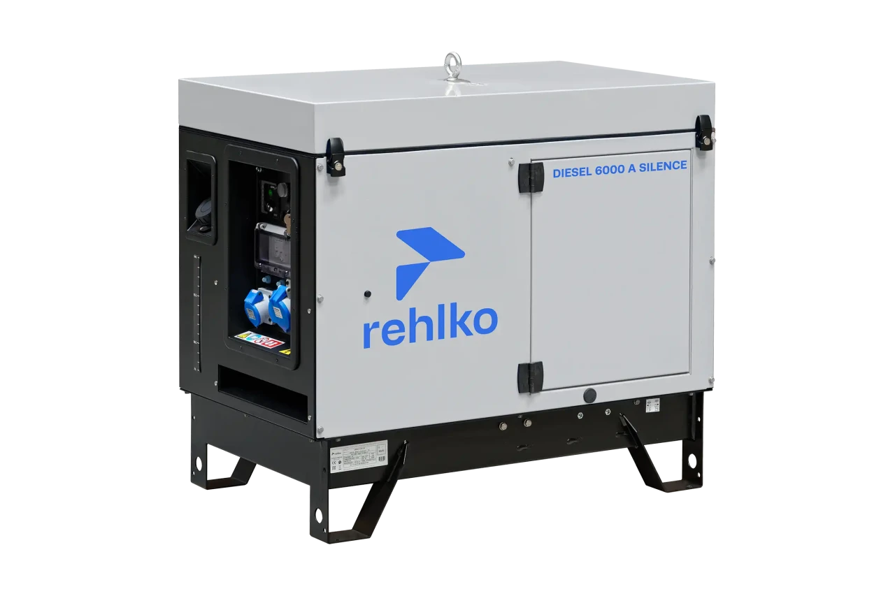 Rehlko Diesel 6000 A Silence C5 Mobiel Aggregaat Diesel